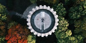 Symmetric Top-Down Photographs Inspired By Nintendo Games Of The 80’s