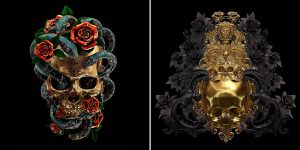 This Artist Re-Imagines Traditional Tattoos As Incredible 3D Illustrations