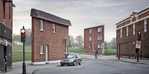 Photographer Zacharie Gaudrillot-Roy Makes Intriguing Lonely Facades Photo Collages
