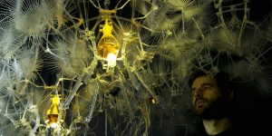 Artist Philip Beesley Merges Chemistry, Artificial Intelligence, And Interactivity To Create “Living” Architecture