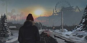 Chromatic Horizon: The Superb Neon-Noire Art By Tony Skeor