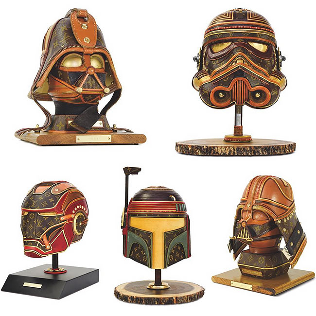 I Upcycle Old Louis Vuitton Bags Into Star Wars Sculptures