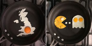 This Guy Turns His Fried Eggs Into Works Of Art
