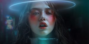 Lamb Of Future: Cyberpunk Noire Fashion Collages By Alexander Berdin-Lazursky