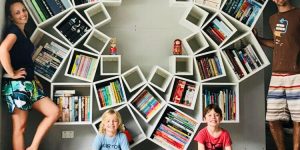 Incredible-Looking Bookshelf Created By A Couple From Australia