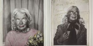 Beautiful Self-Portraits Of Lee Godie, A Homeless Artist Who Turned Bus Station Photobooths Into Her Private Studio From The 1960s