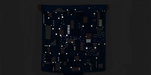 Tokyo Lights Up At Night In New Glow-In-The-Dark Furoshiki Scarf