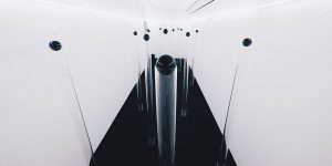 CarbonScape - A Kinetic Data Soundscape Installation That Visualize CO2 Emission Rising Rate In Past 60 Years