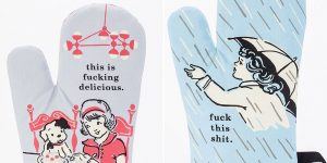 Oven Mitts With Swear Words: The Best Cooking Tool Since Wine