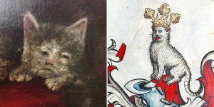 Ugly Medieval Paintings Of Cats