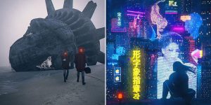 Amazing Cyberpunk And Post-Apocalyptic Urban Landscapes By Justin Leduc