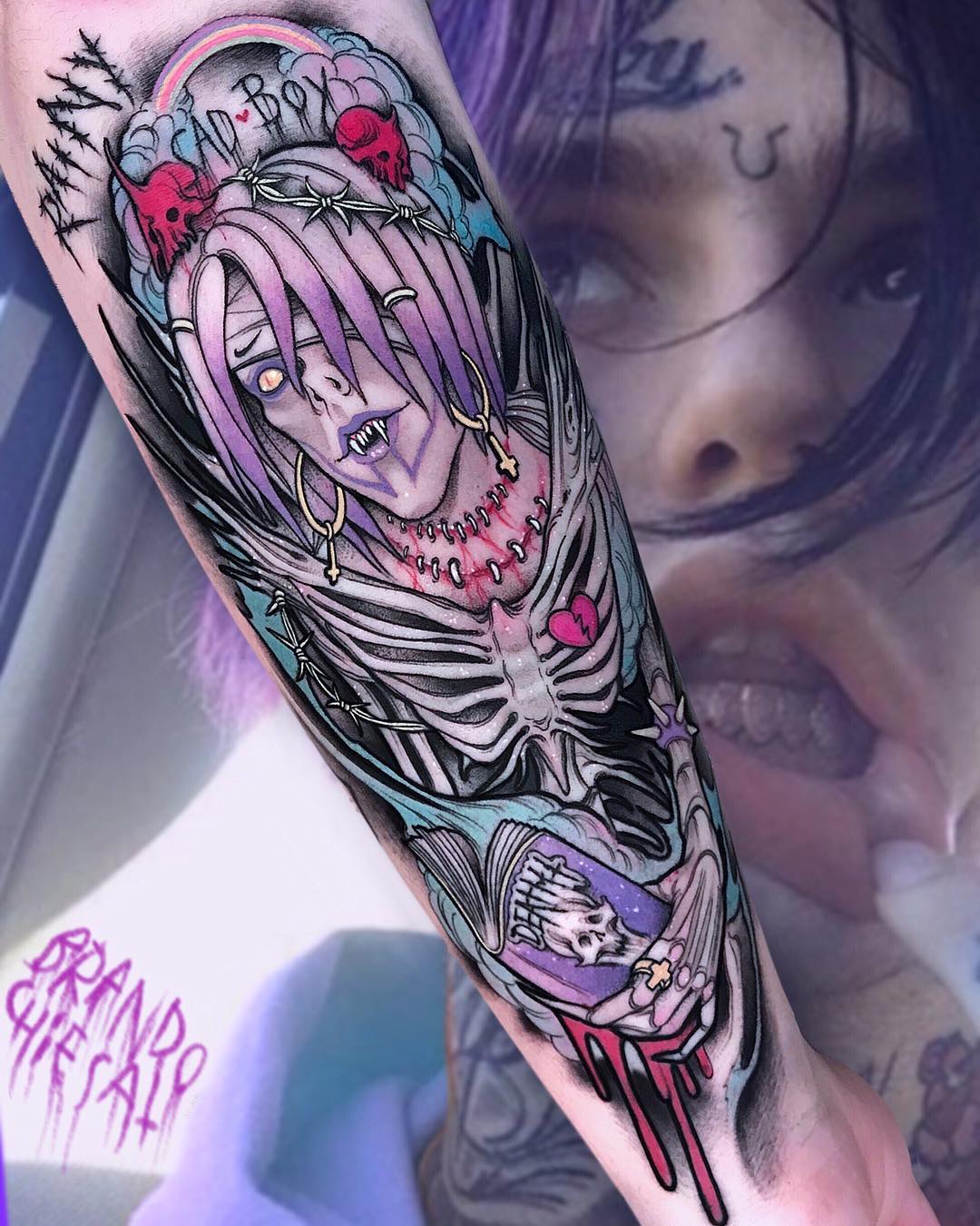 Pink Gore And Pop Culture – The Superb Tattoos By Brando ...