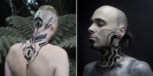 Circuits And Nature Unite In Georgie Williams' Futuristic Tattoos
