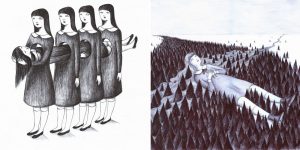 Surreal And Slightly Morbid Illustrations By Virginia Mori