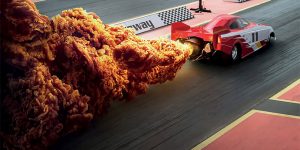 Clever KFC Ads Perfectly Replaced Fire With Spicy Fried Chicken