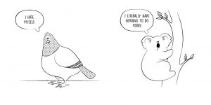 Cute Illustrations Of Animals Saying Very Depressing Things