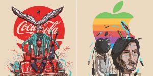 Artist Esoj Luna Illustrated Iconic Brands As If They Were Humans