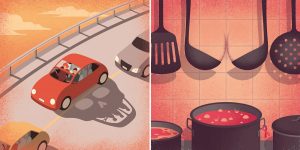 Ironic Caricatures About The Modern World That Will Leave A Bitter Aftertaste