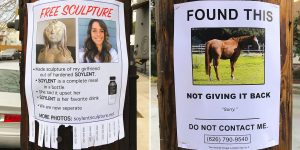 Comedian Creates Hilarious Fake Signs, Places Them All Around Los Angeles