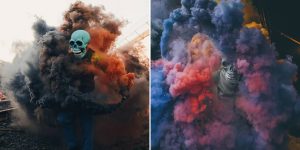 Skeleton of Color: Amazing Performance Art By Butch Locsin