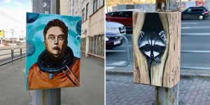 Elon Musk Artwork Pops Up In The Russian City Of Chelyabinsk