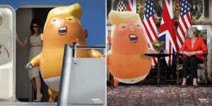 German TV Show Replaced Trump With The Baby Blimp, And It’s Perfect
