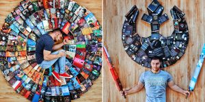 Book-Loving Guy Turns His Massive Library Into Art Space