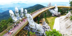 Cradled By Two Giant Hands, The 'Golden Bridge' In Vietnam Is Unlike Any Other