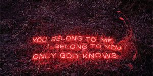 Artist Jung Lee Constructed A Series Of Neon Light Sculptures That Were Installed Against Cinematic Landscapes