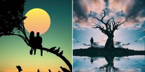 Turkish Artist Abdullah Evindar Creates Fantastic Surreal Silhouette Photo Collages
