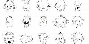 Weird Faces: An Algorithm Based Project That Creates An Infinite Collection Of Fun Looking Sketched Faces