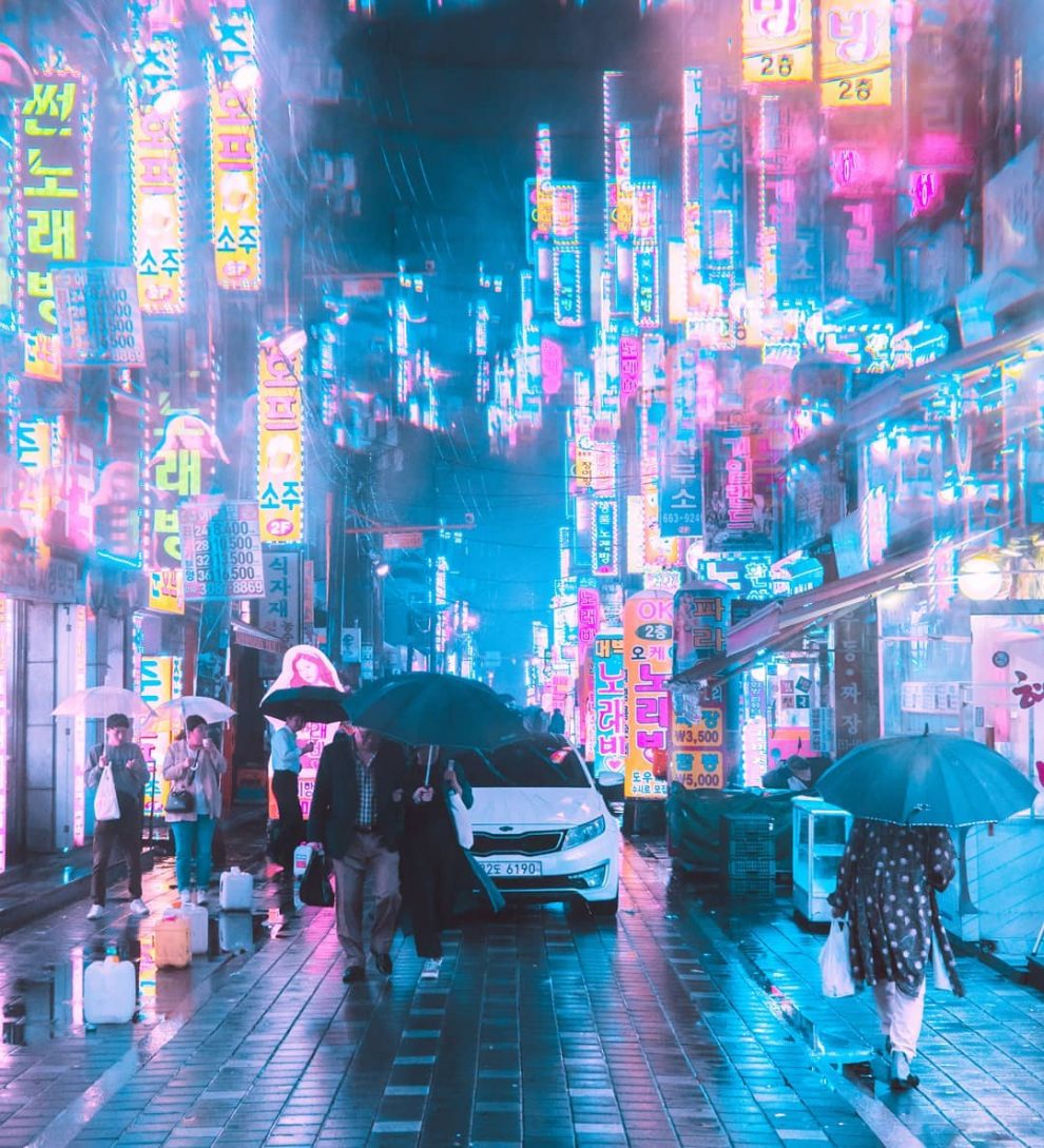 Cyberpunk, Neon And Futuristic Street Photos Of Seoul By Steve Roe ...