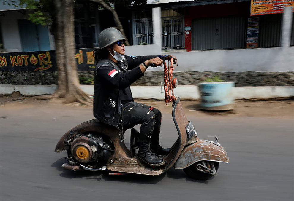 Extreme Vespas In Indonesia