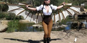 Cosplay Artist Alexis Noriega Makes Life-Like Giant Feathered Wings