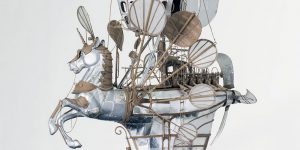 Netherlands-Based Artist Jeroen Van Kesteren Creates Miniature Sculptural Airships From Cardboard