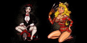 Artist Turned Disney Princesses Into Maniacs From Horror Movies