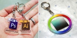 S’porean Designer’s S$7 Adobe Illustrator & Photoshop Key Chains Super Popular Worldwide