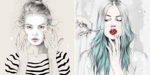 Stunning Fashion Illustrations By Esra Røise