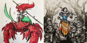 11 Disney Warrior Princesses Turned Badass By Russian Artist Artemii Myasnikov
