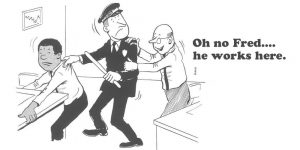 This Black Guy Drew What It Was Like Being The Only Black Man In A White Office In The 60s, And It’s Worse Than You Think