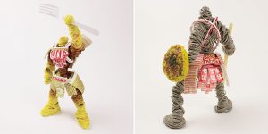 Japanese Instant Noodle Warriors By Taishi Arimura