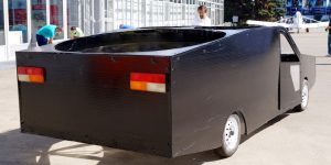 This Russian Flying Kamikaze Tesla Car Is Real And Waiting For The Passengers