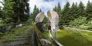 Enigmatic And Brutalist Post-Communist Sculptures In The Balkans