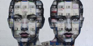 Artist Nick Gentry Makes Stunning Portraits Out Of Oldskool Floppy Disks