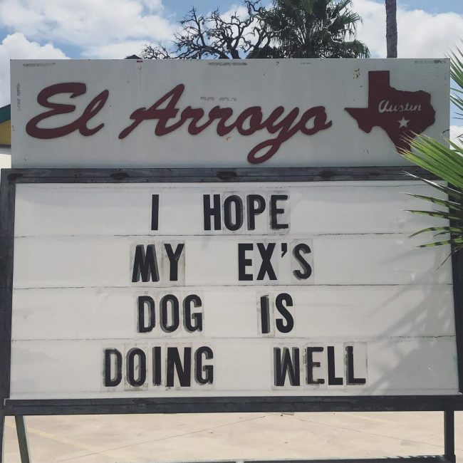 A Restaurant In Texas Is Putting Up The Funniest Signs Ever » Design ...