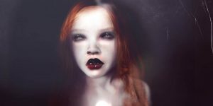 Bloody Kisses: Horror, Dark And Obscure Self-Destructed Photo Portraits Of Jenn Violetta