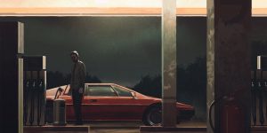 Distant Rain: Superb Stylish & Neon Illustrations By Igor Piwowarczyk
