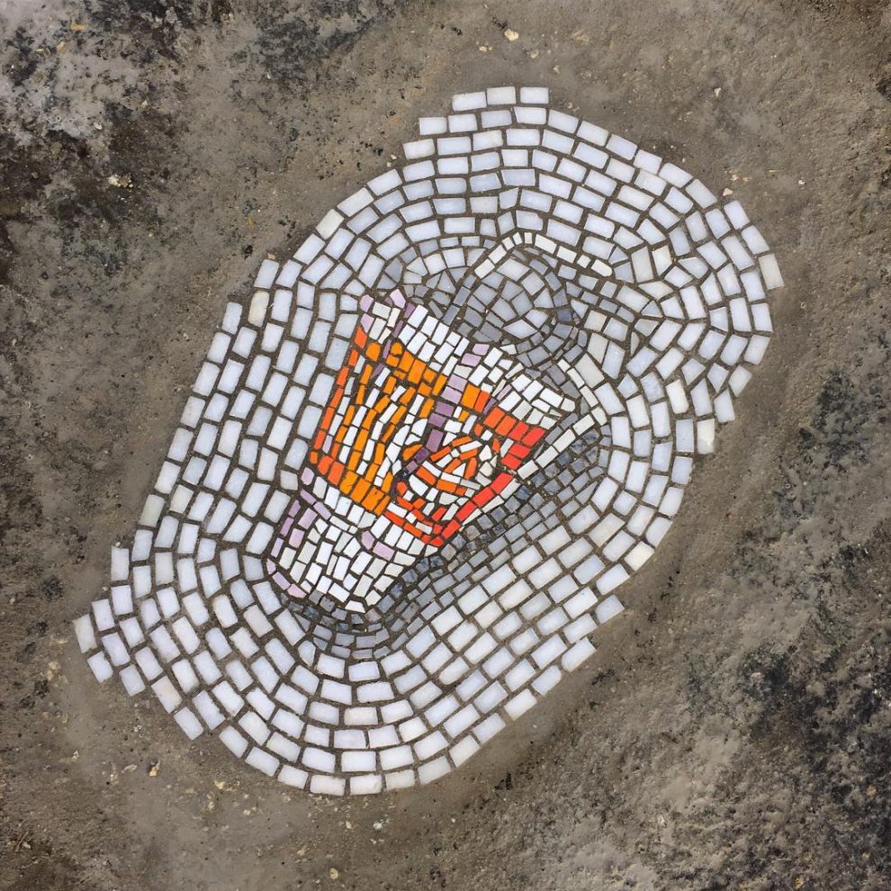 Meet The Arist Filling Potholes With Mosaics Of NYC Vermin » Design You ...