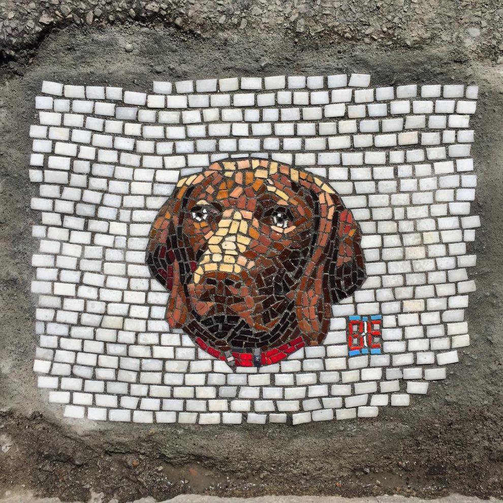 Meet The Arist Filling Potholes With Mosaics Of NYC Vermin » Design You ...