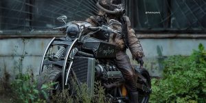Man Puts V8 Lexus Engine And Automatic Transmission On A Bike